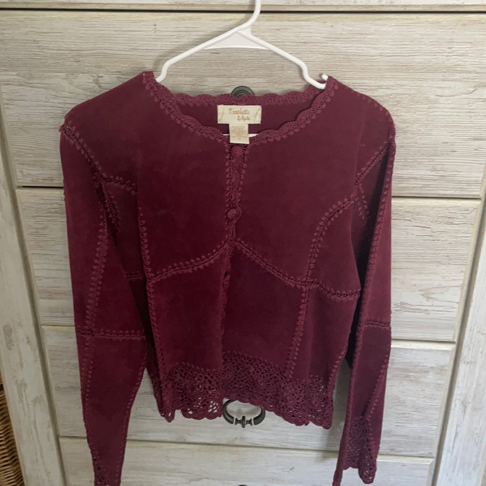Kroshetta burgundy jacket